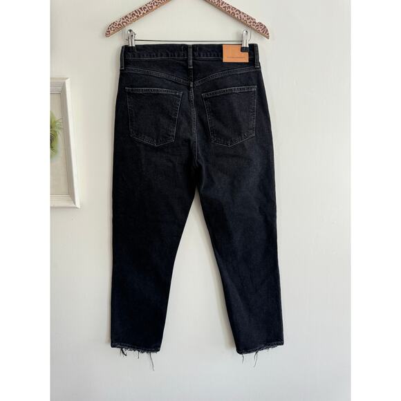 CITIZENS OF HUMANITY Marlee Black Relaxed Taper Jeans in The Cliffs Size 26 - Picture 7 of 10